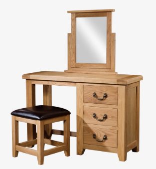 Dressing Table with Optional Mirror