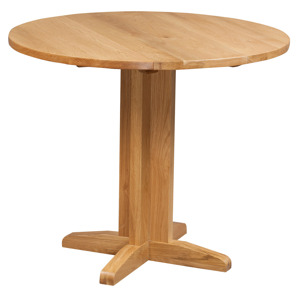 New Oak Small Drop Leaf Dining Table