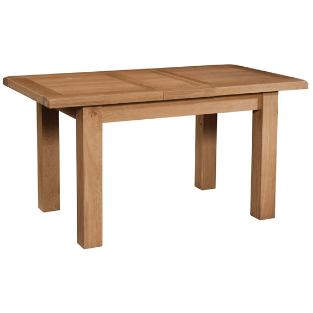 Small Dining Table with 1 Extension 120-153 x 80