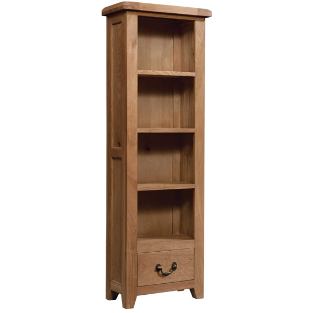 Tall Narrow Bookcase With 1 Drawer